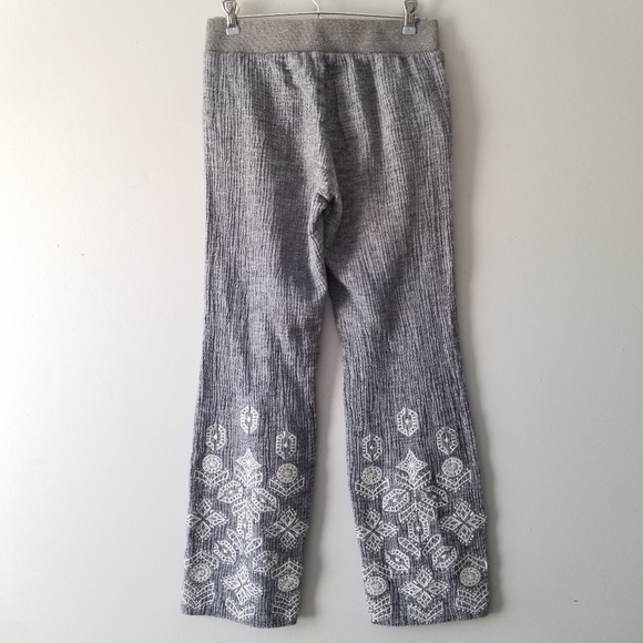 Soft Surroundings Shoreline Embroidered Pants XS - Picture 8 of 12